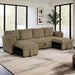 Denholme U-Sectional w/ Pull Out - Casa Morelos / Coahuila Furniture (Oklahoma City, OK)