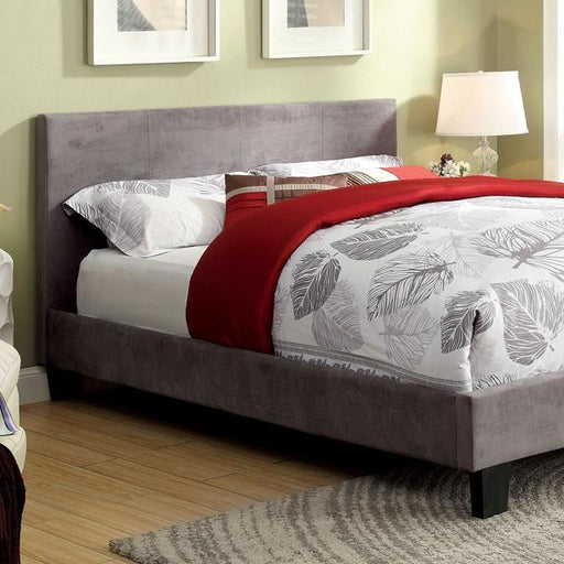 Winn Park Cal.King, E.King, Twin, & Full Bed Chrome, Gray, Brown, & Chrome - Casa Morelos / Coahuila Furniture (Oklahoma City, OK)