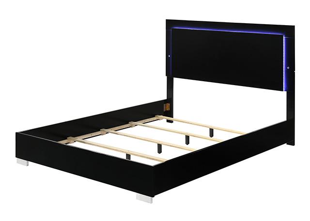 Sinistra Bed Beige, Black, White - Casa Morelos / Coahuila Furniture (Oklahoma City, OK)