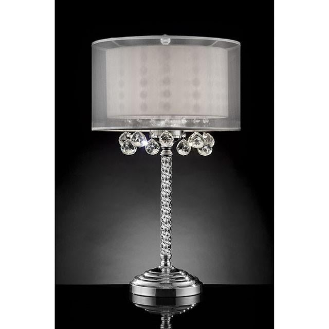 30"H Table Lamp, Hanging Crystal - Casa Morelos / Coahuila Furniture (Oklahoma City, OK)
