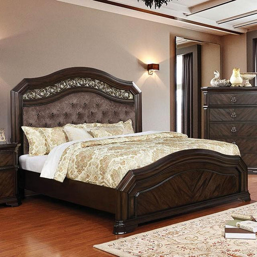 Calliope Bed Walnut & Oak - Casa Morelos / Coahuila Furniture (Oklahoma City, OK)
