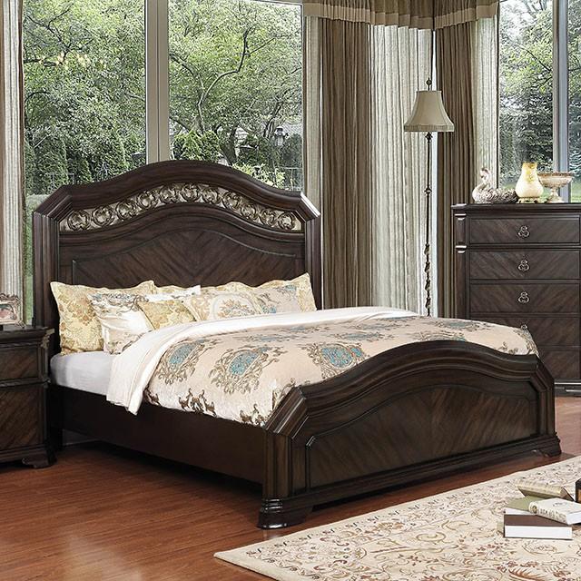 Calliope Bed Walnut & Oak - Casa Morelos / Coahuila Furniture (Oklahoma City, OK)