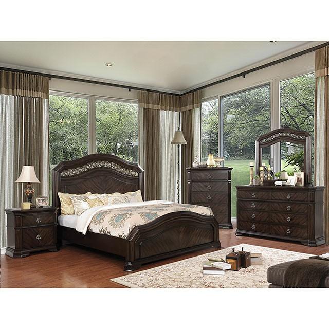 Calliope Espresso Night Stand - Casa Morelos / Coahuila Furniture (Oklahoma City, OK)