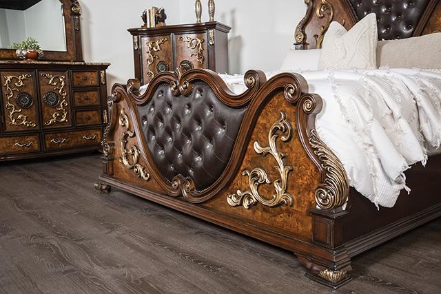 Aquilina King & Queen Bed - Casa Morelos / Coahuila Furniture (Oklahoma City, OK)