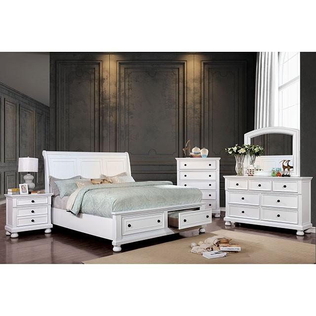 Castor Brown Cherry Queen, E.King, & Cal.King Bed - Casa Morelos / Coahuila Furniture (Oklahoma City, OK)