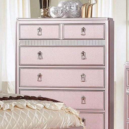 Ariston Rose Gold Chest - Casa Morelos / Coahuila Furniture (Oklahoma City, OK)