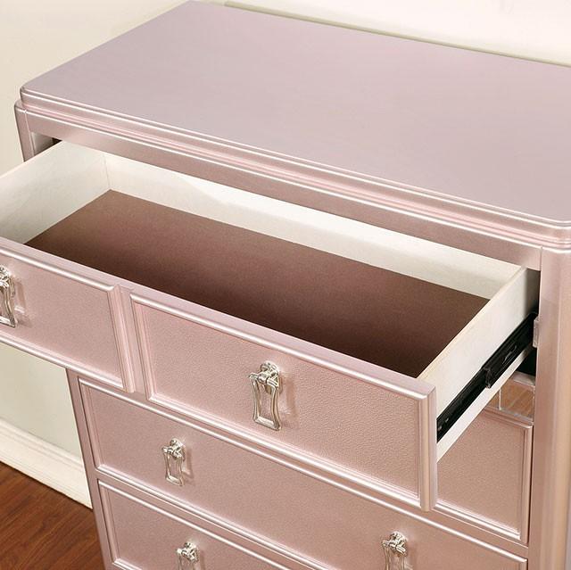 Ariston Rose Gold Chest - Casa Morelos / Coahuila Furniture (Oklahoma City, OK)