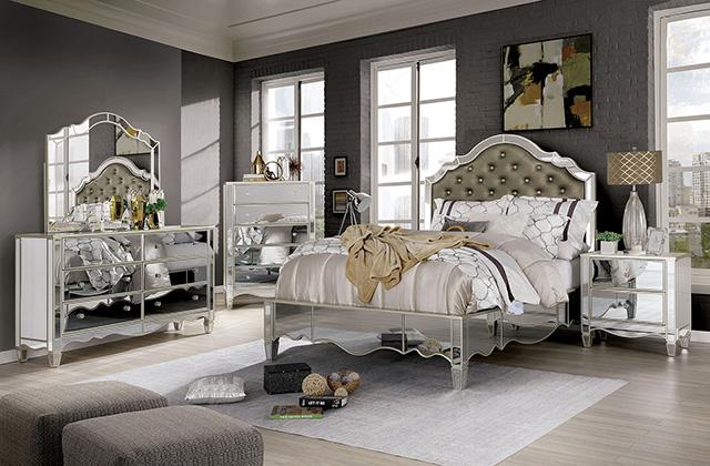 ELIORA Cal.King, E.King, & Queen Bed - Casa Morelos / Coahuila Furniture (Oklahoma City, OK)