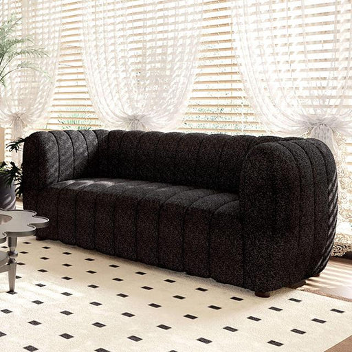 AVERSA Loveseat, Black, Gray, & White - Casa Morelos / Coahuila Furniture (Oklahoma City, OK)