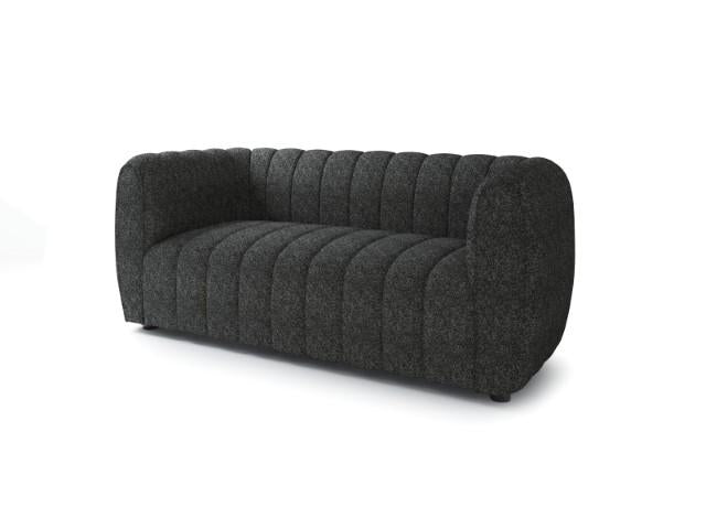 AVERSA Loveseat, Black, Gray, & White - Casa Morelos / Coahuila Furniture (Oklahoma City, OK)
