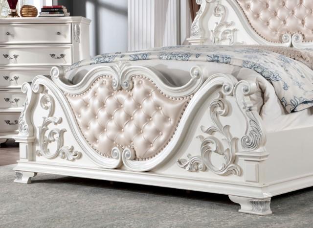 ESPARANZA Cal.King Bed, Brown Cherry - Casa Morelos / Coahuila Furniture (Oklahoma City, OK)