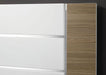 ERLANGEN Cal.King & E.King Bed, White/Natural - Casa Morelos / Coahuila Furniture (Oklahoma City, OK)