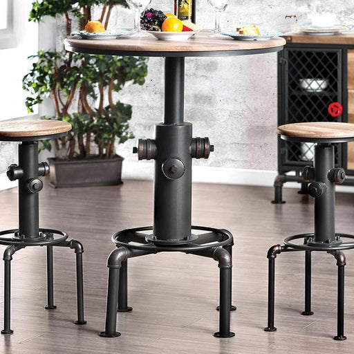 Foskey 3 Pc Bar Table Set - Casa Morelos / Coahuila Furniture (Oklahoma City, OK)