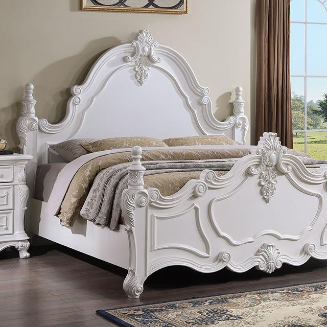 Francione Bed Chrome & Cherry - Casa Morelos / Coahuila Furniture (Oklahoma City, OK)