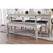 Georgia 6 Pc Dining Table Set with Bench - Casa Morelos / Coahuila Furniture (Oklahoma City, OK)