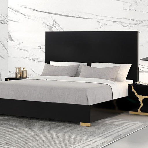 Goldsberg E.King & Queen Bed Grey & Pink - Casa Morelos / Coahuila Furniture (Oklahoma City, OK)