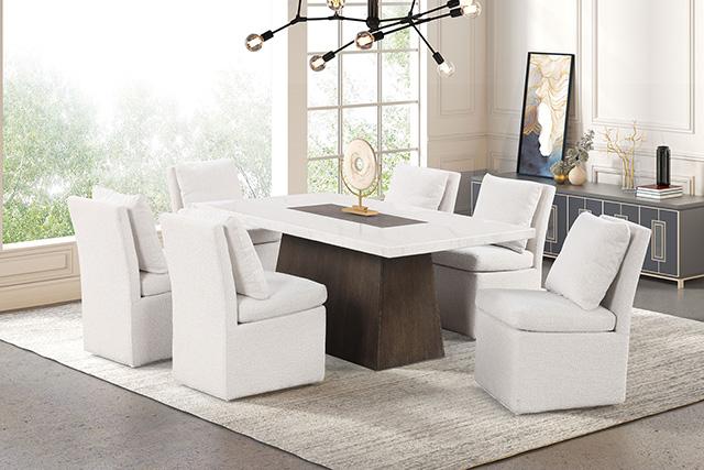 Grasten 7 Pc Dining Table Set - Casa Morelos / Coahuila Furniture (Oklahoma City, OK)