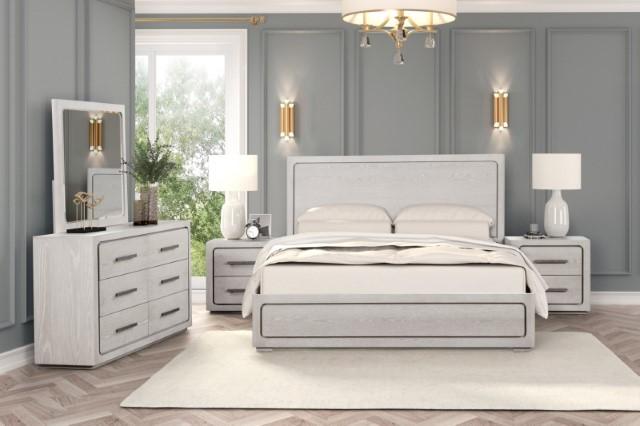 Crowthorne Bed White & Grey - Casa Morelos / Coahuila Furniture (Oklahoma City, OK)