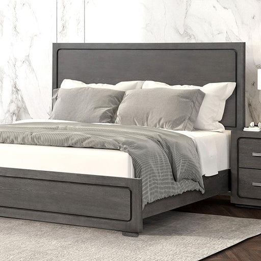 Crowthorne E.King & Queen Bed Grey & White - Casa Morelos / Coahuila Furniture (Oklahoma City, OK)