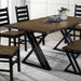 Barbary Dining Table Set with Bench - Casa Morelos / Coahuila Furniture (Oklahoma City, OK)