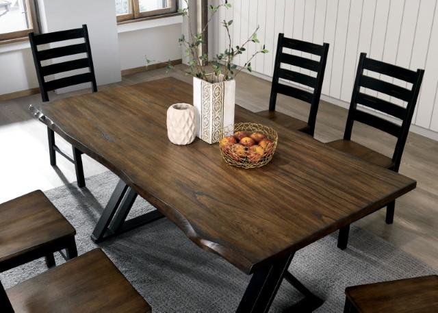 Barbary Dining Table Set with Bench - Casa Morelos / Coahuila Furniture (Oklahoma City, OK)