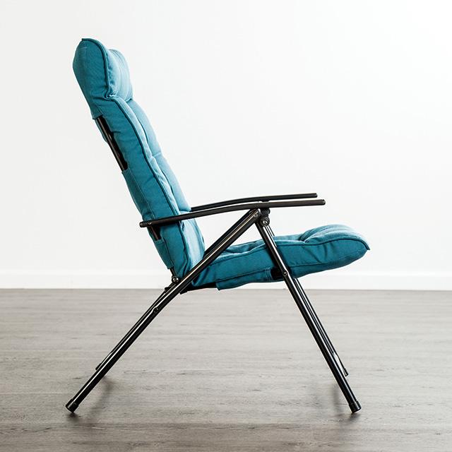 Bastia 3 Pc. Conversation Set Teal & Beige - Casa Morelos / Coahuila Furniture (Oklahoma City, OK)