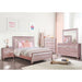 Ariston Rose Pink Full, Twin, & Queen Bed - Casa Morelos / Coahuila Furniture (Oklahoma City, OK)