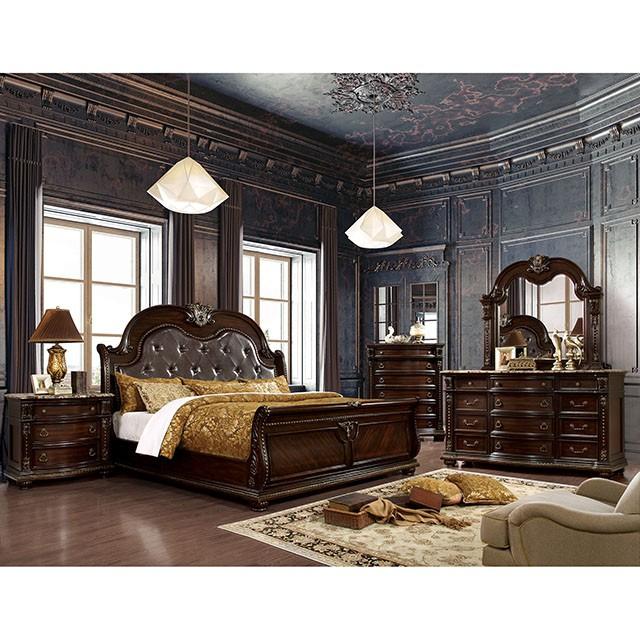 Fromberg Brown Cherry Mirror - Casa Morelos / Coahuila Furniture (Oklahoma City, OK)