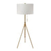 Zaya Stained Gold Floor Lamp - Casa Morelos / Coahuila Furniture (Oklahoma City, OK)