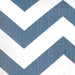 ZOE 18" X 18" Pillow, Blue Chevron (2/CTN) - Casa Morelos / Coahuila Furniture (Oklahoma City, OK)