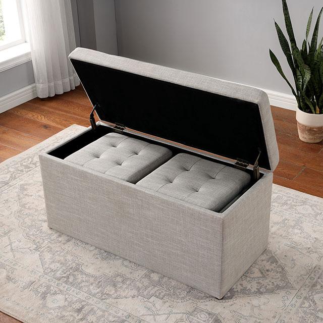 DARYN Storage Bench w/ Ottoman - Casa Morelos / Coahuila Furniture (Oklahoma City, OK)