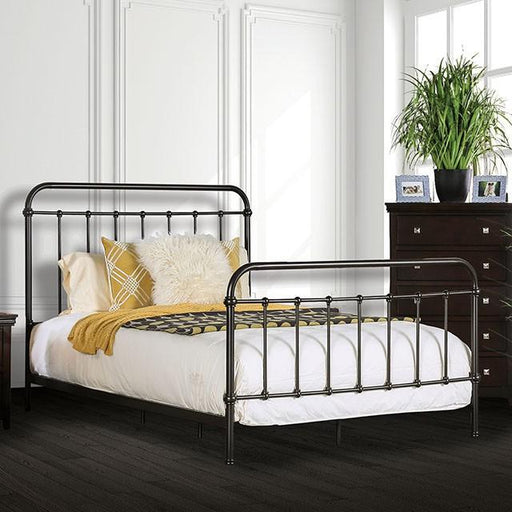 IRIA Dark Bronze Cal.King & E.King Bed - Casa Morelos / Coahuila Furniture (Oklahoma City, OK)