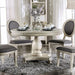 Kathryn Antique White Round Dining Table, Antique White - Casa Morelos / Coahuila Furniture (Oklahoma City, OK)