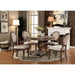 Kathryn Rustic Dark Oak Round Dining Table, Rustic Oak - Casa Morelos / Coahuila Furniture (Oklahoma City, OK)