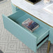 KOBLENZ Coffee Table, Light Teal - Casa Morelos / Coahuila Furniture (Oklahoma City, OK)