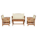 Kyushu 4 Pc. Patio Set - Casa Morelos / Coahuila Furniture (Oklahoma City, OK)