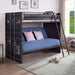 LAFRAY Twin Bunk Bed w/ Futon Base - Casa Morelos / Coahuila Furniture (Oklahoma City, OK)