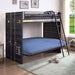 LAFRAY Twin Bunk Bed w/ Futon Base - Casa Morelos / Coahuila Furniture (Oklahoma City, OK)