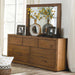 LEIRVIK Dresser, Light Walnut - Casa Morelos / Coahuila Furniture (Oklahoma City, OK)