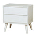 LENNART II White Night Stand - Casa Morelos / Coahuila Furniture (Oklahoma City, OK)