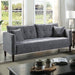 LYNDA Sofa w/ Pillows, Dark Gray - Casa Morelos / Coahuila Furniture (Oklahoma City, OK)