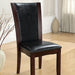 Manhattan I Dark Cherry/Brown Side Chair, Espresso (2/CTN) - Casa Morelos / Coahuila Furniture (Oklahoma City, OK)