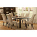 Mashall Beige/Antique Black Side Chair, Ivory (2/CTN) - Casa Morelos / Coahuila Furniture (Oklahoma City, OK)