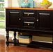 MAYVILLE Black/Antique Oak Server - Casa Morelos / Coahuila Furniture (Oklahoma City, OK)