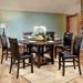 MEAGAN II Brown Cherry Round Counter Ht. Table - Casa Morelos / Coahuila Furniture (Oklahoma City, OK)