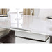 Midvale White/Chrome Dining Table - Casa Morelos / Coahuila Furniture (Oklahoma City, OK)