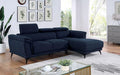 NAPANEE Sectional, Navy - Casa Morelos / Coahuila Furniture (Oklahoma City, OK)