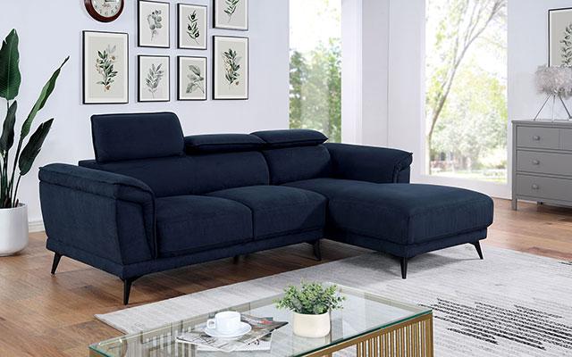 NAPANEE Sectional, Navy - Casa Morelos / Coahuila Furniture (Oklahoma City, OK)