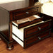 NORTHVILLE Dark Cherry Night Stand - Casa Morelos / Coahuila Furniture (Oklahoma City, OK)