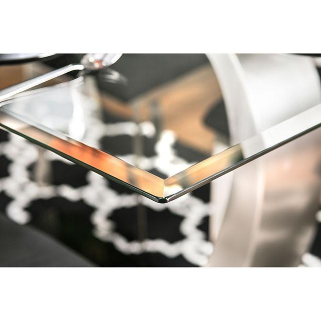 NOVA Silver/Black Dining Table - Casa Morelos / Coahuila Furniture (Oklahoma City, OK)